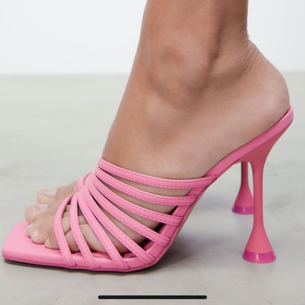 Pink heels